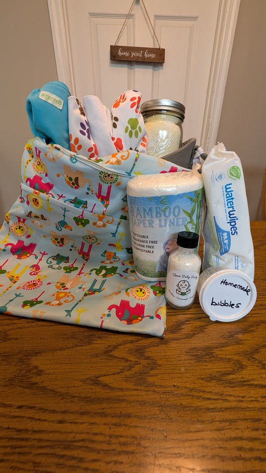 Cloth Diaper Basket Bundle