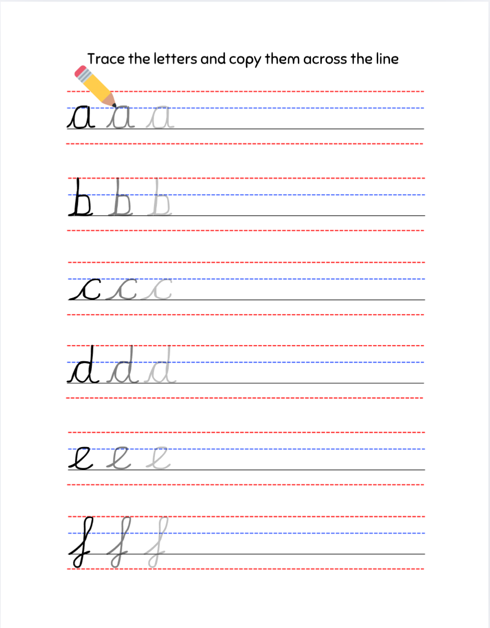 Cursive Handwriting Workbook-Intermediate Laminated/Bound